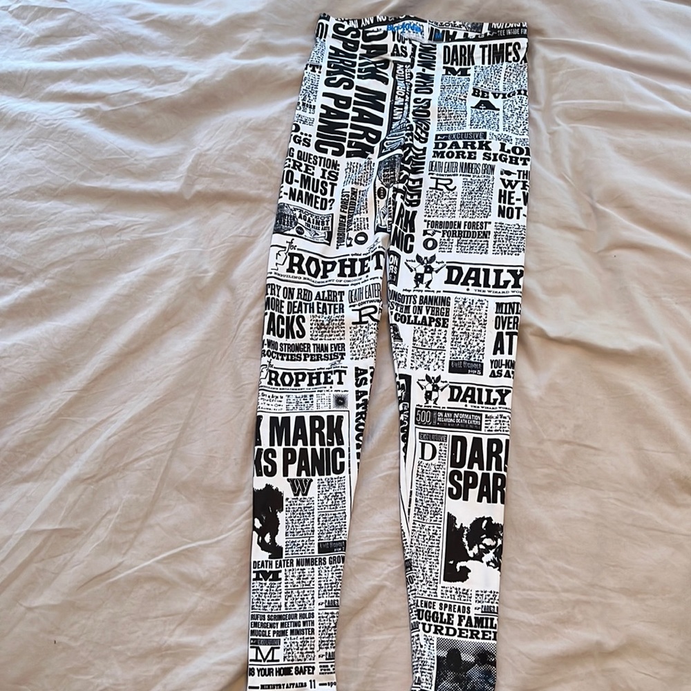 Medium Black Milk Deathly Hallows Leggings